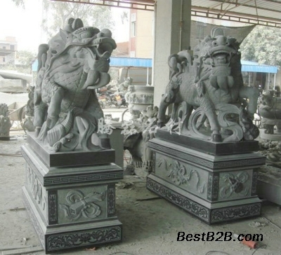 祥瑞之獸，匠心之作——探訪騰磊雕塑的石雕麒麟藝術